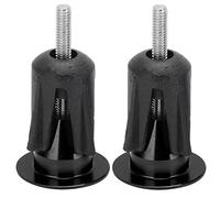 outdoorm Bike Handlebar End Cappellino in lega di alluminio durevole Asta interna proteggere bici pieghevoli stradali (Nero)