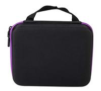 outdoorm Borsa per la conservazione di oli essenziali da 30 bottiglie Borsa per oli essenziali per aromaterapia (Viola)