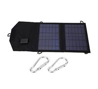 outdoorm Caricatore da pannello solare da 7 W 5 V 0-2 A Uscita USB Pieghevole portatile per campeggio Uso esterno Design con borsa in tessuto