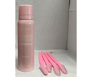 outdoorm EELHOE Spray per il Riconoscimento dei del Viso, Spray Detergente Rinfrescante, Leggermente Idratante, Chiarificante, Ammorbidente, Spray per Capelli, 100 ml, con 4