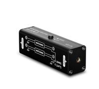 outdoorm Isolatore di segnale audio Eliminatore di ronzio del loop di terra Interfaccia da 3,5 mm per microfoni per conferenze Console di missaggio Lettori