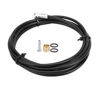 outdoorm kit cavi tubo flessibile freno a disco idraulico tagliabile per bicicletta fai da te 2M per mountain bike SLX/XT/XTR (Argento)