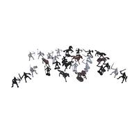 outdoorm Modello di soldato militare Set di giocattoli set mini figure di plastica durevoli e cavalli da guerra per bambini Play immaginativo
