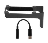 outdoorm Supporto di espansione per scarpa fredda per fotocamera esterna Supporto per luce per microfono per fotocamera sportiva in lega di alluminio con cavo audio per Action 2