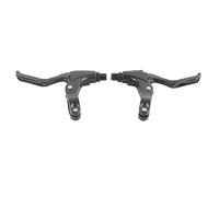 outdoorm Una coppia di leve freno in lega di alluminio leggera e resistente all'usura, nere, accessorio per bicicletta.