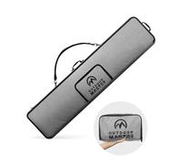 OutdoorMaster Borsa da snowboard - 900D resistente all'acqua Snowboard borsa da viaggio con tracolla, design pieghevole - L, Grigio