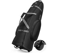 OutdoorMaster Borsa da viaggio da golf, in tessuto Oxford 900D, impermeabile, colore nero, per golfisti che viaggiano frequentemente