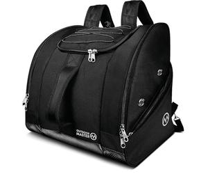 OutdoorMaster Borsa Porta Scarponi Sci Modello Polar - Ideale per Maschere e Scarponi da Sci - Sacca Impermeabile con Compartimenti Separati - Tasche Extra e Tracolla Regolabile