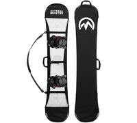 OutdoorMaster Custodia morbida per snowboard con paraurti in gomma, tracolla imbottita rimovibile - L