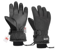 OutdoorMaster Guanti da sci per bambini, 3M Thinsulate, guanti termici invernali
