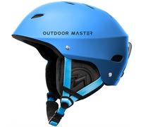 OutdoorMaster Kelvin Casco da sci unisex - Casco da neve per sci/snowboard con sistema di ventilazione, casco da neve per uomo, donna e giovani