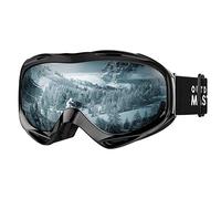 OutdoorMaster Maschera da Sci OTG Premium Unisex, Antiappannamento Maschera Snowboard, Protezione UV al 100% Occhiali da Sci, Maschere Sci per Uomo, Donna, Ragazzi e Ragazze (Azzurro VLT 80%)