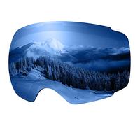 OutdoorMaster Maschera da Sci PRO Lente di ricambio - 10+ Scelta (VLT 16% Revo Blu)
