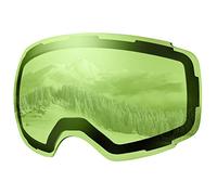 OutdoorMaster Maschera da Sci PRO Lente di ricambio - 10+ Scelta (VLT 80% Light Green)