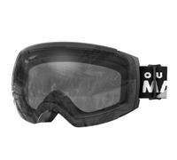 OutdoorMaster Maschera da Sci PRO, Senza cornice, Lenti intercambiabili Occhiali da Sci Snowboard, Protezione UV400 Maschera Sci da Donna&Uomo (Montatura nera Lente chiara VLT99%)