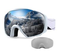 OutdoorMaster Maschera Sci Modello Classic OTG - Lenti Anti-Appannamento e Protezione UV400 - Compatibile con Casco e Occhiali da Vista
