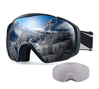 OutdoorMaster Maschera Sci Modello Classic OTG - Lenti Anti-Appannamento e Protezione UV400 - Compatibile con Casco e Occhiali da Vista