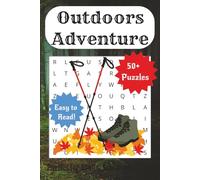 Outdoors Adventure Word Search: Word Searches with Easy to Read Print about the Nature, Hiking, Camping and more | 6x9 inches, 110 pages | 50+ Puzzles ... Gift for Vacations, Holidays, and Free Times