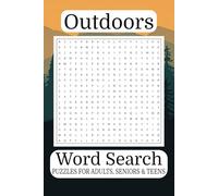 Outdoors Word Search Puzzle: Word Search with Easy-to-Read Print about Camping, Hiking, Wildlife, and More [6x9 inches, 110 pages] 50+ Puzzles for Nature Lovers, Relaxation, and Free Time
