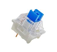 outemu Blue Switches - Confezione da 20 interruttori a chiave a 3 pin/Clicky tattile 50 gf/antipolvere/RGB, equivalenti Cherry MX, sostituibili fai da te per tastiera meccanica