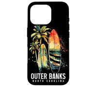Outer Banks Carolina del Nord Surf Vintage Surfing Surfer Custodia per iPhone 16 Pro