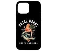 Outer Banks Carolina del Nord Surf Vintage Surfing Surfer Custodia per iPhone 16 Pro Max