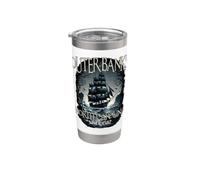 Outer Banks North Carolina dal 1587 Nave tempesta vintage Bicchiere termico in acciaio inox doppia parete