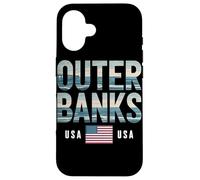 Outer Banks, Stati Uniti, Coastal Crab Design Custodia per iPhone 16