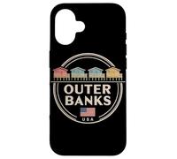 Outer Banks, Stati Uniti, Coastal Crab Design Custodia per iPhone 16