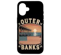 Outer Banks, Stati Uniti, Coastal Crab Design Custodia per iPhone 16