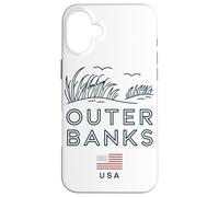 Outer Banks, Stati Uniti, Coastal Crab Design Custodia per iPhone 16 Plus