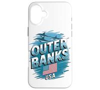 Outer Banks, Stati Uniti, Coastal Crab Design Custodia per iPhone 16 Plus