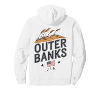 Outer Banks, Stati Uniti, Coastal Crab Design Felpa con Cappuccio