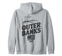 Outer Banks, Stati Uniti, Coastal Crab Design Felpa con Cappuccio