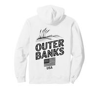 Outer Banks, Stati Uniti, Coastal Crab Design Felpa con Cappuccio
