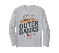Outer Banks, Stati Uniti, Coastal Crab Design Maglia a Manica