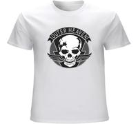 Outer Heaven T Shirt Metal Gear Solid V 5 Sign Gaming Logo Fan Gift Mens Top White XL