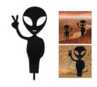 Outer Space Alien Yard di Arte Giardino Esterno Cortile Prato Pali Cortile