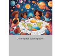 Outer space coloring book