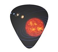 Outer Space Galaxy Solar System StOlmx - Set di plettri per chitarra, design con stampa completa, 3 spessori disponibili
