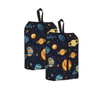 Outer Space Planet, borsa per scarpe da viaggio con sistema solare, resistente all'acqua, con manico con cerniera, custodia leggera per valigia e palestra, si ripiega piatta per l'imballaggio, Pianeta