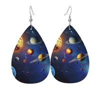 Outer Space Solar System Orecchini A Goccia In Finta Pell Innovativi Orecchini Da Donna In Finta Pelle Leggeri Ciondolo A Goccia Per Feste Uso Quotidiano Balli