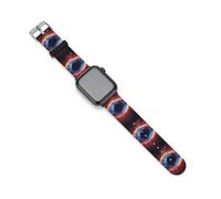 Outer-Spaces - Cinturino di ricambio in silicone compatibile con Apple Watch, 42mm/44mm, Silicone, Non pietra preziosa