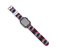Outer-Spaces - Cinturino di ricambio in silicone compatibile con Apple Watch, 42mm/44mm, Silicone, Non pietra preziosa