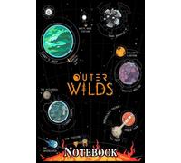 Outer Wilds Planetary Notebook: 110 ruled pages in a convenient 6” x 9” format, complete with a sl lossy cover-ideal for daily notes, journaling, and organization.
