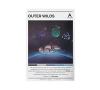 Outer Wilds - Poster su tela, con stampa artistica da parete, 10 pezzi, per soggiorno, camera da letto, decorazione senza cornice, 50 x 75 cm