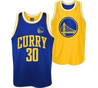OuterStuff NBA - Maglia da basket Golden State Warriors Stephen Curry #30 Pure Shooter Reversable