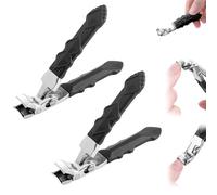 Outfany Nail Clippe, Dotmalls Clipmaster Pro, Cumulus Clipmaster Pro Nail Clipper, Sherman Clip Master Pro, Dotmalls Toenail Clipper for Adult Seniors Thick. (2pcs)