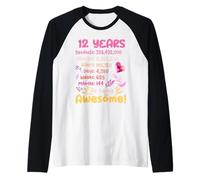 Outfit Di Compleanno Fantastico Per 12 Anni! 12 ° Compleanno Maglia con Maniche Raglan