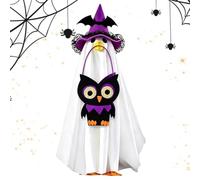 Outfit Oca Di Halloween Fantasma con Cappello da Buffo Decorativo d'Autunno